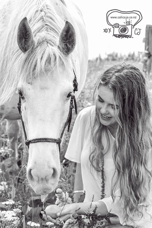 a girl and pony friendship